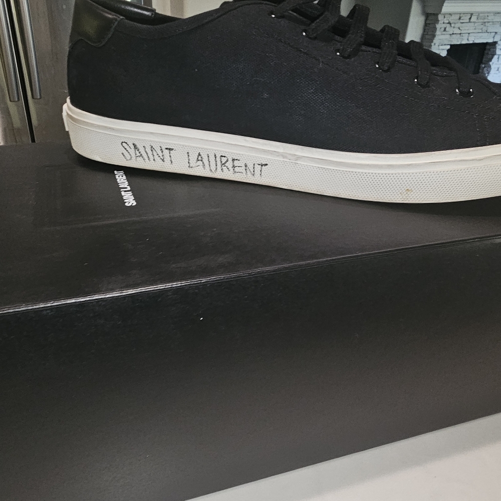 Saint Laurent Malibu LT Sneaker Olona/Moon Plus Nero/Nero Size 46 (Worn Once)